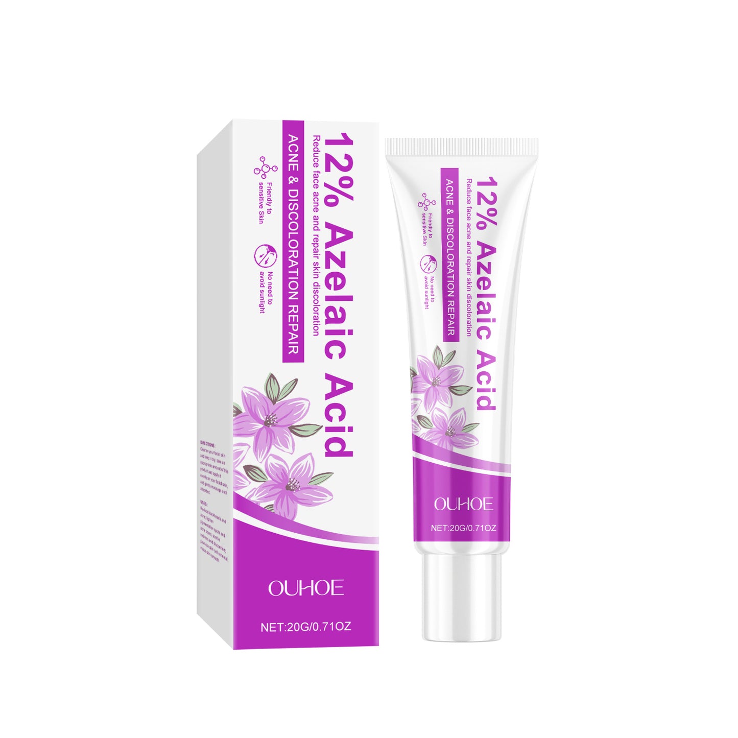 Azelaic Acid Acne Removing And Repairing Cream Controls Oil And Shrinks Pores